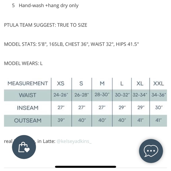 P’tula. Black plush joggers w/ long sleeve plush - Picture 4 of 7